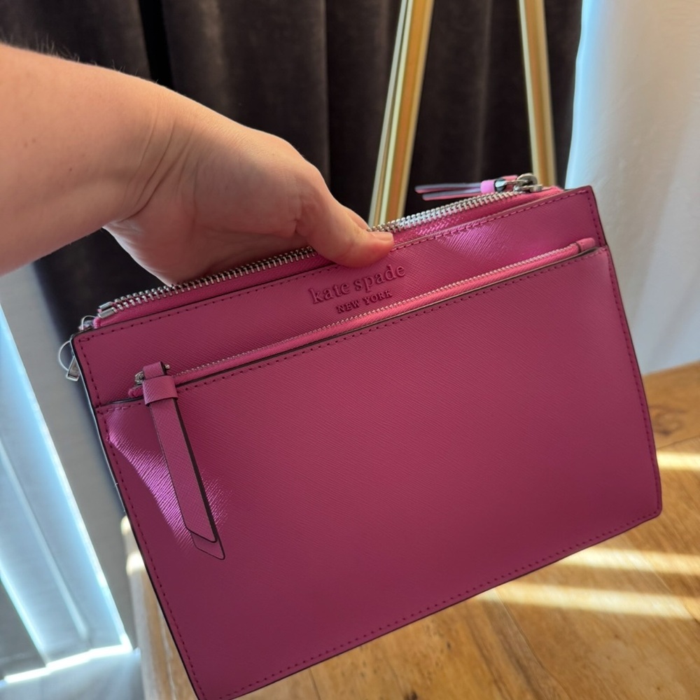 Kate Spade Vibrant Cameron Pink Crossbody Mini Bag